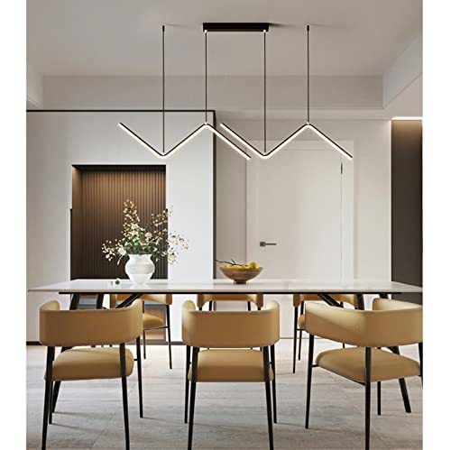 LED LED Light Affermazione Luci del soffitto Tavolo da Pranzo Lampada appendetta Dimmabile Controltro Cucina Isola Lampassone Regolabile per Soggiorno per Soggiorno