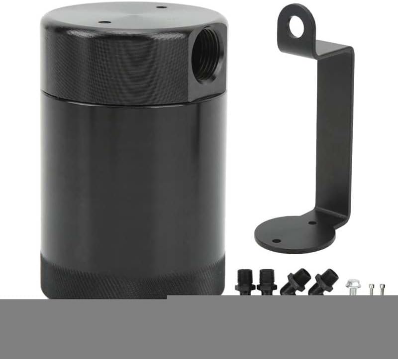 Oil Separator Catch Can Engine Oil Reservoir Tank with Bracket Steel Replacement for DOD-ge Charger Hellcat 2015 2020