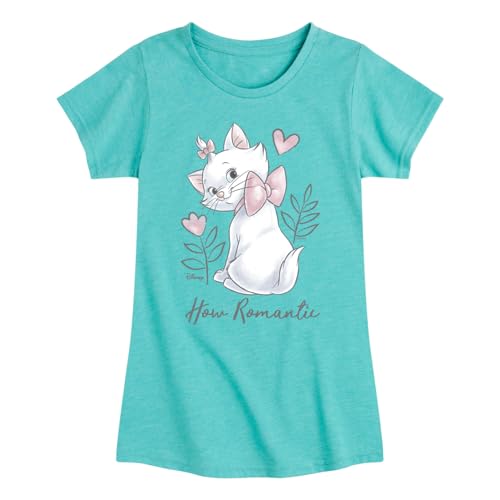 Disney - The Aristocats - How Romantic Marie - Girls Fitted Short Sleeve Graphic T-Shirt - Main Image