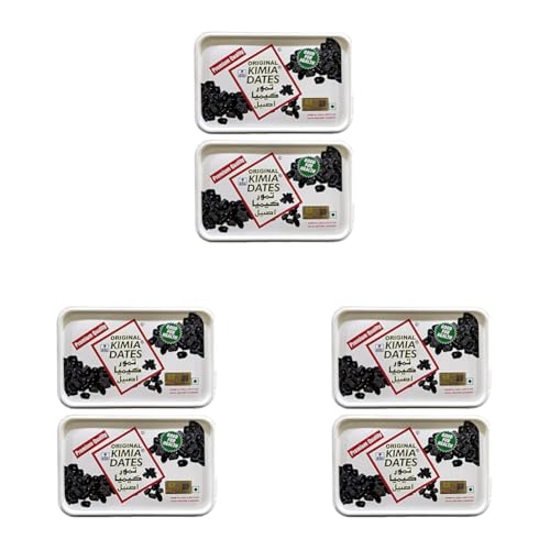 Image of Kimia Dates Original Mazafati Dates - Pack of 6 (400gm Each) | Juicy & Delicious Khajoor, Khajur | Healthy Snacks | Rich in Fibre | Perfect for Snacking (Plastic Box)