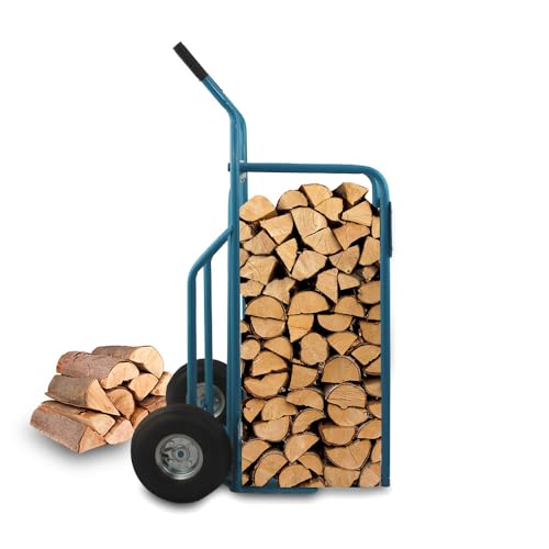 Kaminholzwagen Bituxx Brennholz Sackkarre für den Holztransport