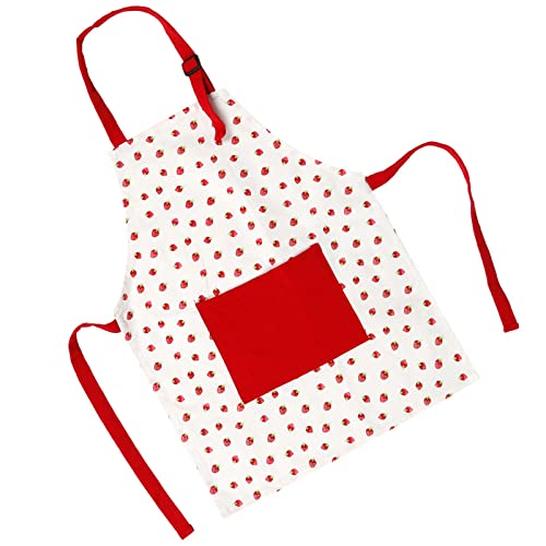 Acouto Red Strawberry Apron - Image 4