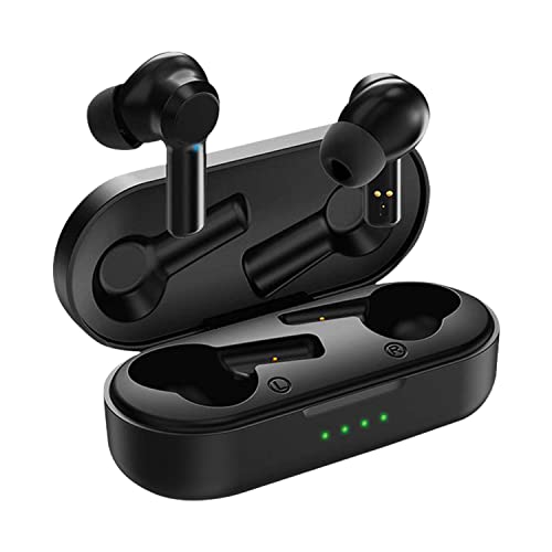 KEDGE String Buds W20 True Wireless in Ear Earbuds with HD Quality Mic, 30H Playtime, Type-C Fast Charging, Made in India, 10mm Rich Bass Drivers, Environmental Noise Cancellation, Ear Buds (Black)