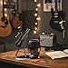 MyGift Pen Holder For Desk,Office Decor Desk Accessories For Men Music Decor Guitar Accessories Gifts For Men Guitar Players Boss Male