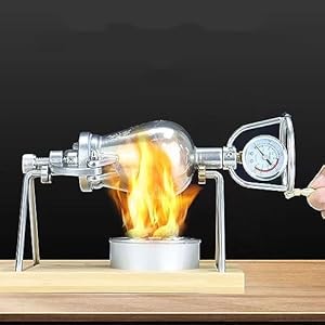 Old fashioned Hand Popcorn Machine 380ML Grain Amplifier with a Full Set Of Accessories Open Flame Heating Suitable for Corn Mung Beans Rice Wheat Soybeans Black Rice