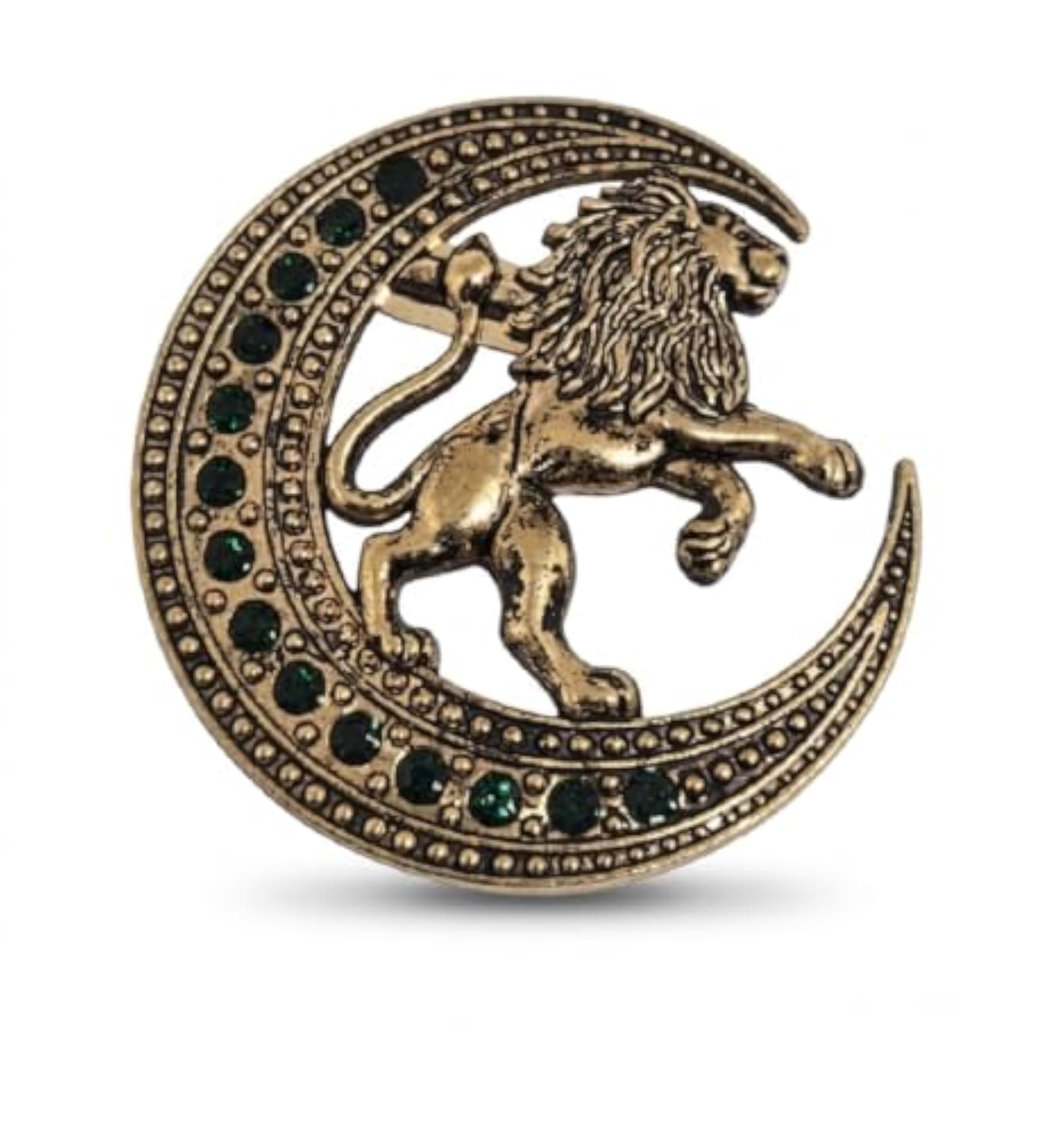 Royal Vintage Lapel Pin, Elegant Accessory for Men