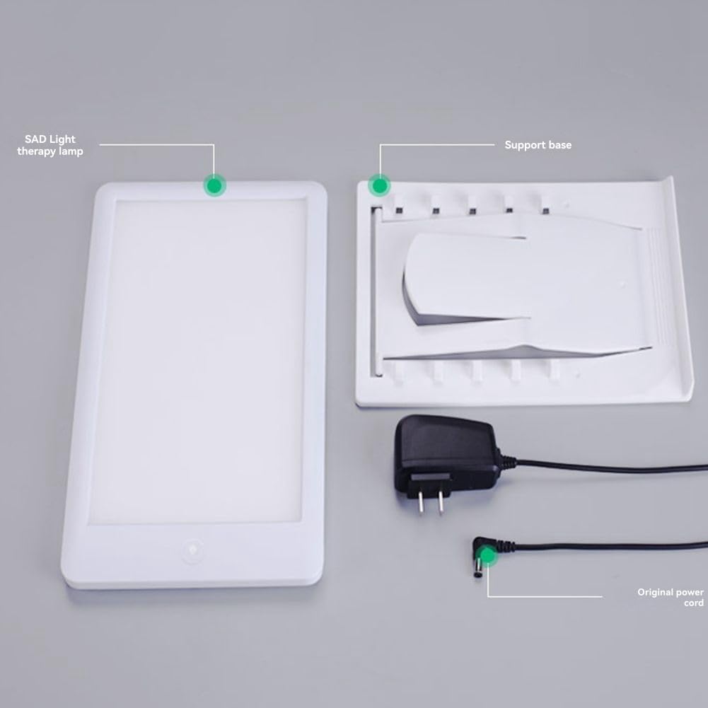 SAD-Behandlung Sonnenlichtlampe 6500K Farbtemperatur 32000LUX LED Helles Lichttherapielicht EU STECKER