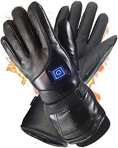 ZHJOPP Gants Chauffants, Gants Chauffants pour Sports en Plein air, alimentés par Batterie, température réglable, adaptés pour la Chasse, Le Cyclisme