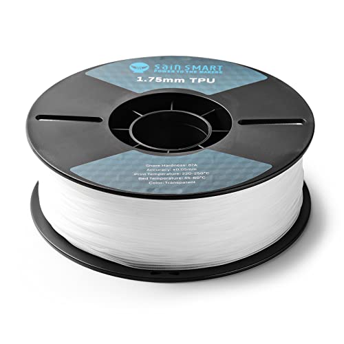 Filamento Flexible TPU 87A 1,75 mm SainSmart para Impresora 3D - 1 kg - Natural - Fernando Cortés