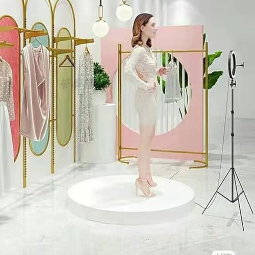 Round Display Pedestal Stand - Versatile Cylinder Showcase for Home Decor, Retail Displays, Clothing Stores, Models, Desserts & Event Settings - Ideal for Stylish Presentations