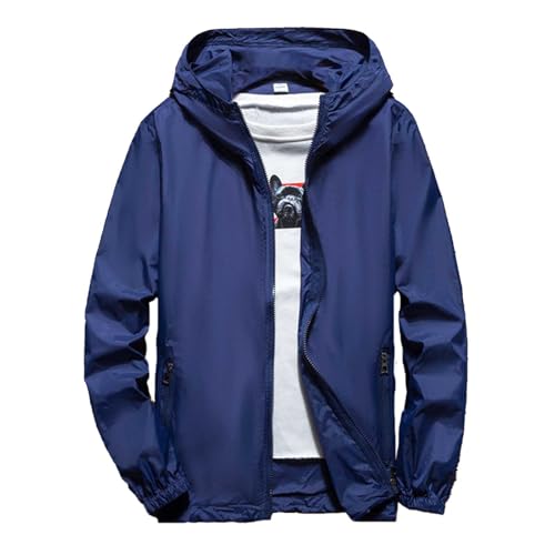 Generisch Chaqueta ligera y transpirable al aire libre para hombres y mujeres, BU1, M
