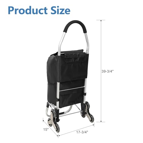 Carretilla plegable para compras con bolsa impermeable miniatura 2
