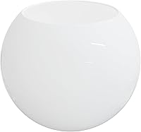 Vista 11 de KASTLITE Globo de poste de lámpara de acrílico transparente de 16 pulgadas Textura suave con apertura sin cuello de tamaño personalizado