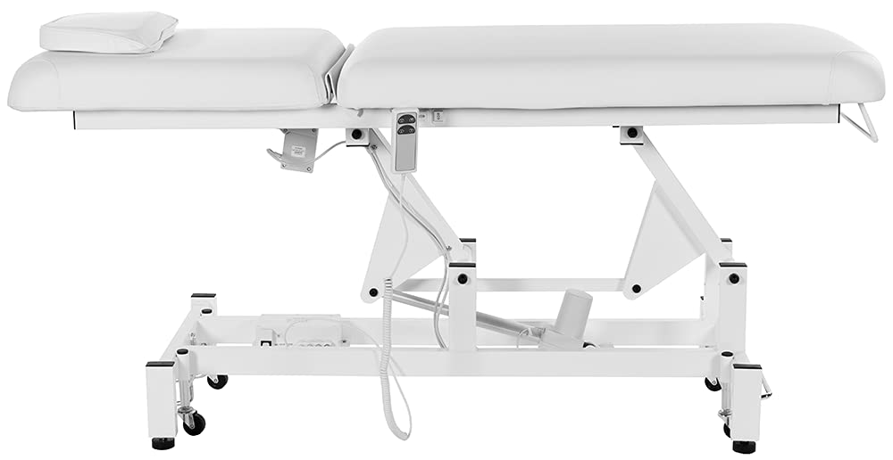 SKINACT Bliss Electric Spa Facial Treatment Table for Medical spa (White)