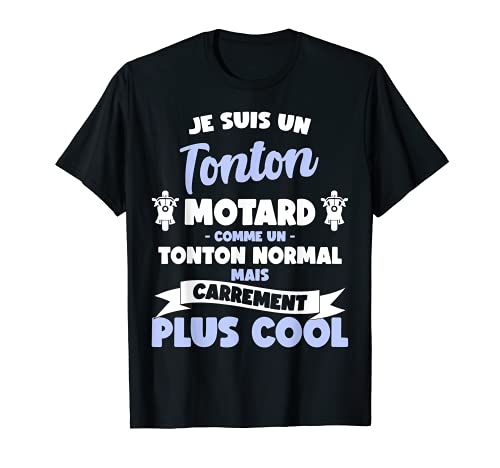 Hombre Tonton Motard, Pero Carrément Plus Cool, Moto, Motard Camiseta