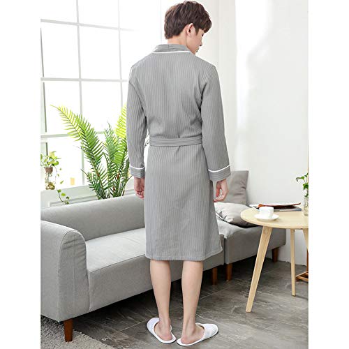 Albornoces de pijama para hombre que evitan la irritación con algodón de invierno 4