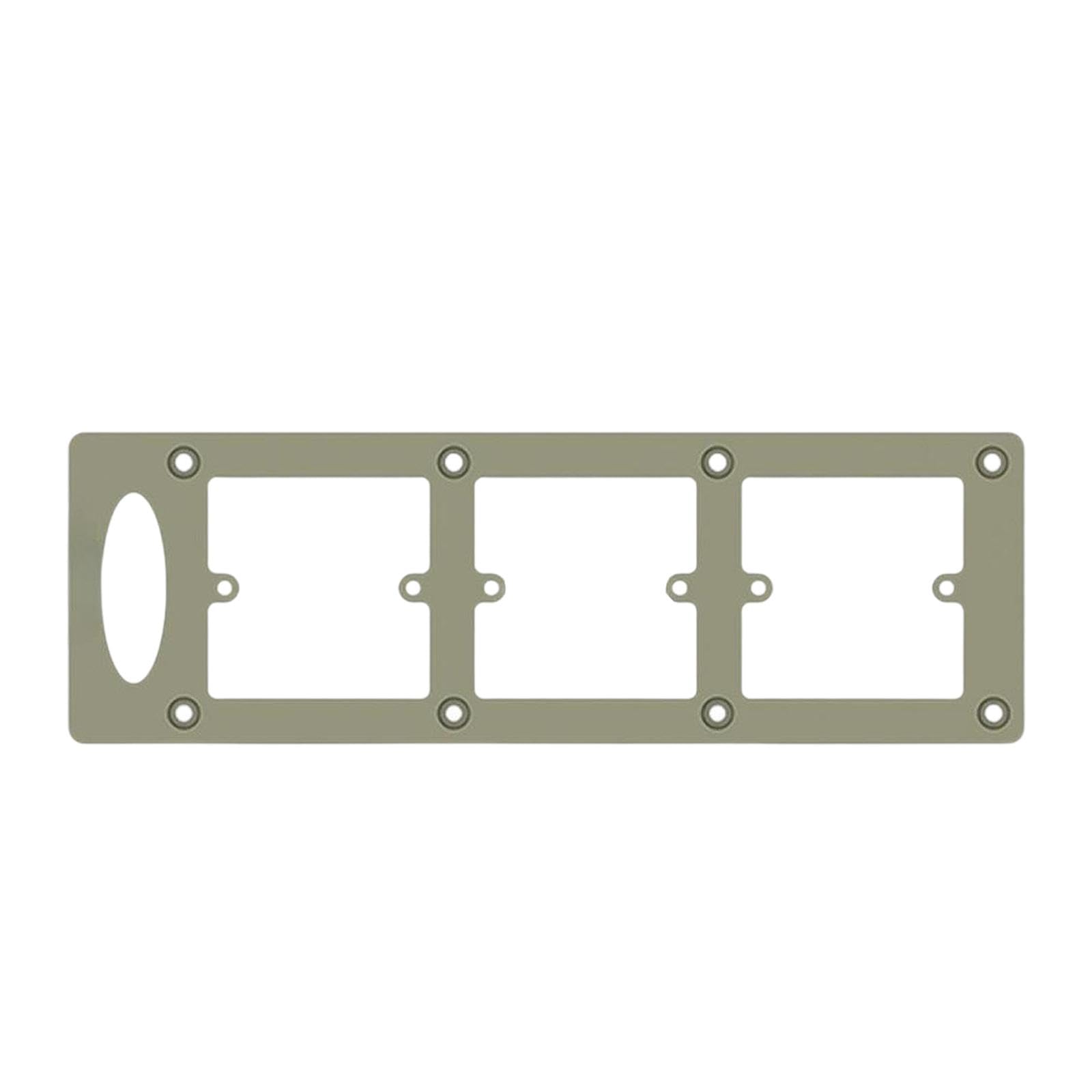 MERISHOPP 86 Type Wire Box Template Three Hole Sturdy for Electrician Work Socket Base Gray Inner Size 5 Cm|Consumer Electronics | Multipurpose Batteries & Power | Surge Protectors Power Strips-image-40