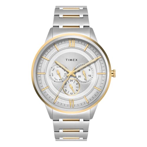 Image of TIMEX Analog Watch for Man with Round Dial & Water Resistant Men's Wrist Watches