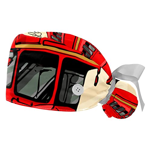 Casquettes de travail Bus Rouge de Londres pour rester à l'aise en service
