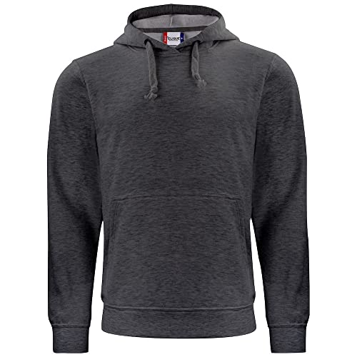 CliQue Unisex Adult Basic Hoodie (XXL) (Anthracite Melange)