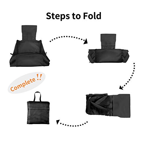 PXQOV Hell Baron Folding Portable Backpack- Ultra Lightweight Packable Water Resistant Travel Hiking Backpack Daypack Small Casual Handy Camping Outdoor Backpack