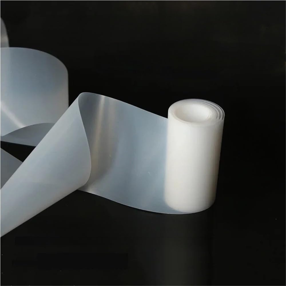 1 Stück Polytef-Membran, PTFE-Folie, dünne Kunststofffolie aus Polytetrafluorethylen, tetrafluororientierte Folie(0.08mmx50mmx108m)