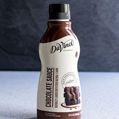 Image of DaVinci Gourmet Chocolate Sauce Squeeze Bottle, 12 Fl Oz