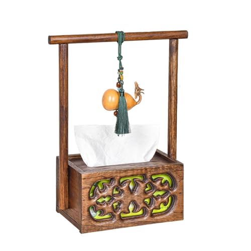 ペーパータオルホルダー リビングルーム 中国風デザイン ティッシュ引き出しボックス コーヒーテーブル収納ボックス コーヒーテーブル引き出しボックス ティールーム ポータブルティッシュボックス ティッシュコンテナ