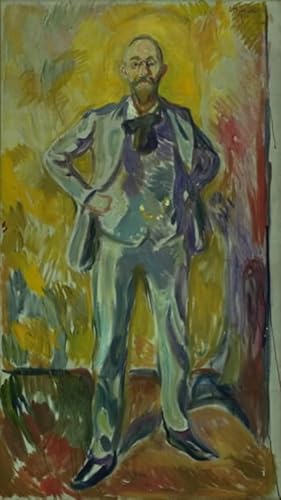 Art Reproduction Edvard Munch Toile 60x90cm pour Rénover un Mur Vide