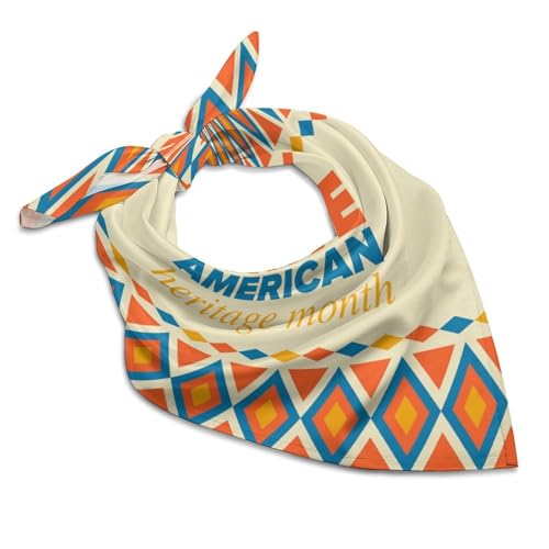 Csemeie Native American Heritage Month Bandana Hair Scarf Headband Adjustable Neckerchief for Men Women Decor