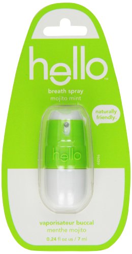 Hello Oral Care Breath Spray, Mojito Mint, 0.24 Fluid Ounce