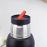 Stanley Thermo Stopper, Pico de Mate Coffee Replacement Part for Classic Vacuum Insulated Wide Mouth Bottle [1.1QT, 2QT, 750ml, 1.9QT], Replacement Part for Stanley Bottle, Yerba Mate Stopper