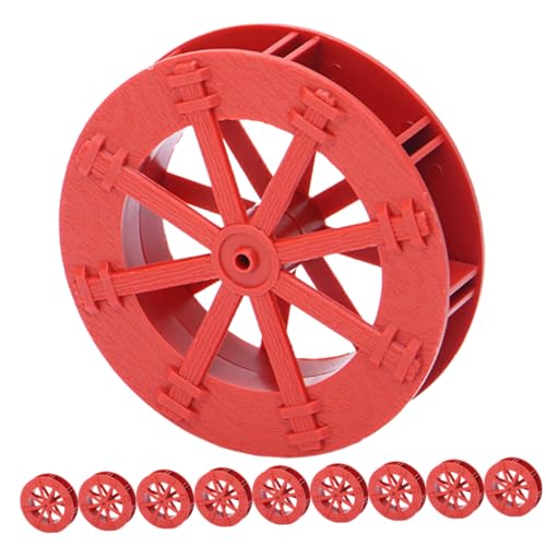 SEWOART 10Pcs Miniature Water Wheel Fountain Accessory for Decoration Practical Running Water Wheel Decor Micro Water Wheel for Garden and Tabletop Fountains