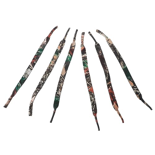 IWOWHERO 6pcs Floating Sunglasses Straps Anti-slip Glasses Lanyard for Sports Eyeglass Straps for Men