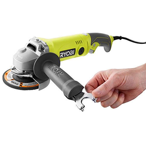 Ryobi 7.5 Amp 4.5 In. Corded Angle Grinder New #TOP20
