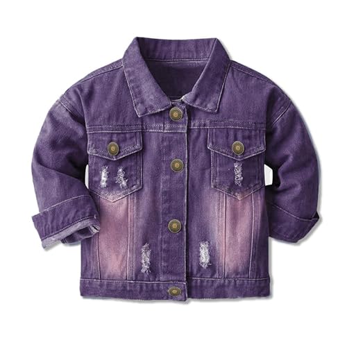 Image of Joe Wenko Kids Toddler Baby Boys Girls Casual Outerwear Denim Jacket