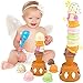 BigOtters Ice Cream Game, Sweet Treats Ice Cream Tower Balancing Game, Pretend Play Food for Kids Birthday Gift