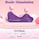 Aufsitz-Vibrator mit APP & Bluetooth, für Sie Klitoris und Anal mit 9 Vibrationsmodi, Tragbar, Spielzeug, Vibration für frauen Erotik Sexspielzeuge für Paare Sex toys