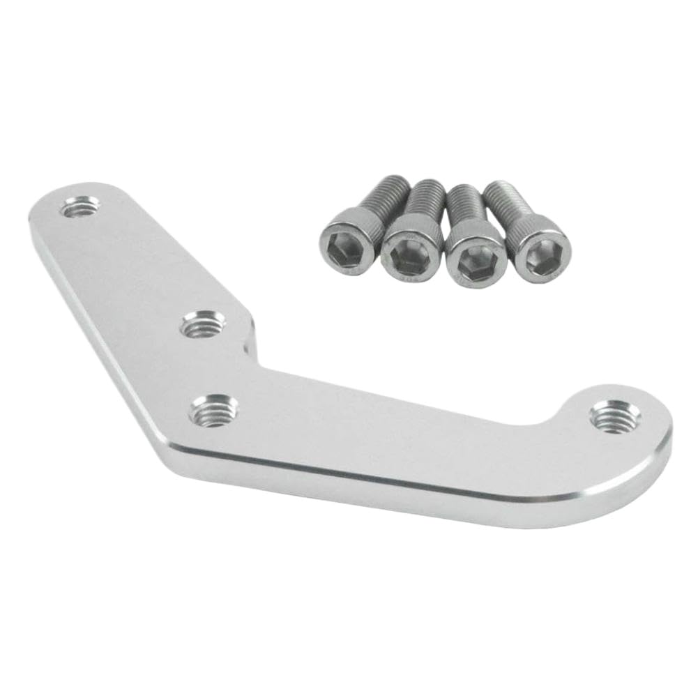 Tvhpwhcka Onecolor Front Billet Brake Caliper Hanger Mount Bracket Adapter For 4-Piston Design Compatible With 1984-1999 Vehicles