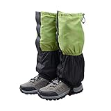 🍄【DISEÑO PRÁCTICO】La banda elástica superior ayuda a los excursionistas más firmemente a las piernas para evitar que se resbale con eficacia. Los elásticos del medio evitan que las polainas de los zapatos salten hacia arriba, y la correa inferior es duradera y está diseñada para adaptarse a sus zapatos más libremente.
