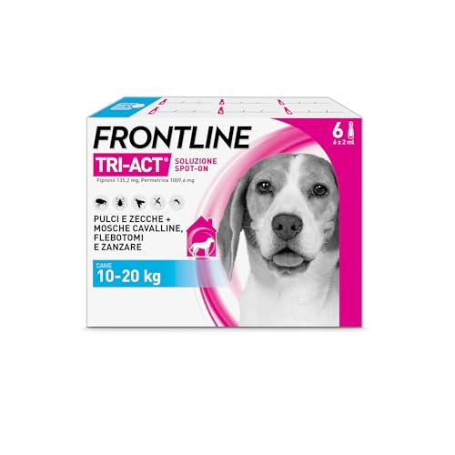 FRONTLINE Triact, 6 Pipette, Cane M (10-20Kg),...