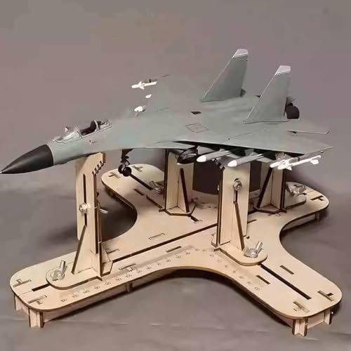 Maqueta de avión pintada de 32 cm resistente para construir y decorar 6