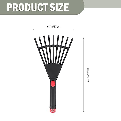 Cabilock 2Pcs Rastrillos de Mano para Jardín de Plástico miniatura 3