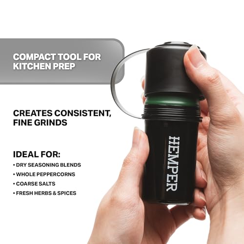 Image of HEMPER Keeper 3-in-1 Grinder + Storage System with Smell Proof Top