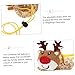VICASKY Holiday Hamster Hat Cute Mini Pet Costume Strap for Small Animals for Christmas Festivities and Celebrations