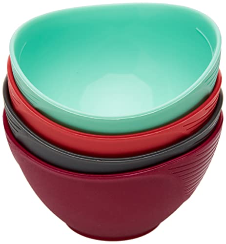 Trudeau Silicone Set Pinch Bowls, Set Of 4, 4X2X3, Assorted #TOP1