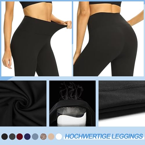 AMIYOYO Leggings beim Yoga-Training - Detailansicht von AMIYOYO Leggings 2er Pack Deal – Dealfoxx.de