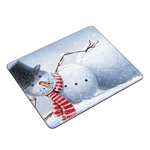 Funny-Christmas-Snowman-Printed-Mouse-Pad-Computer-Mouse-Mat-with-Anti-Slip-Rubber-Mouse-Pads-Waterproof-Gaming-Mouse-Pad-for-Computers-Laptop-Office-10A12-in