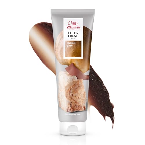 Wella Professionals Color Fresh Mask, Temporary Hair Color Mask, Revive & Refresh Hair Color, Rich Pigment Formula, Hydration and Smoothness with Argan Oil, Shade Red, Red Hair Color, 150ml