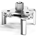 Garage.com アジャスタブル3本爪オイルフィルターレンチ 54〜116mm 対応 差込角変換アダプター付属 WHSKB318 [並行輸入品]